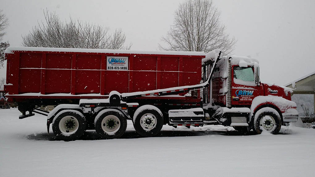 Snow Covered Truck