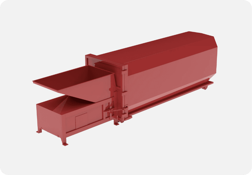 Red Commercial & Industrial Trash Compactors
